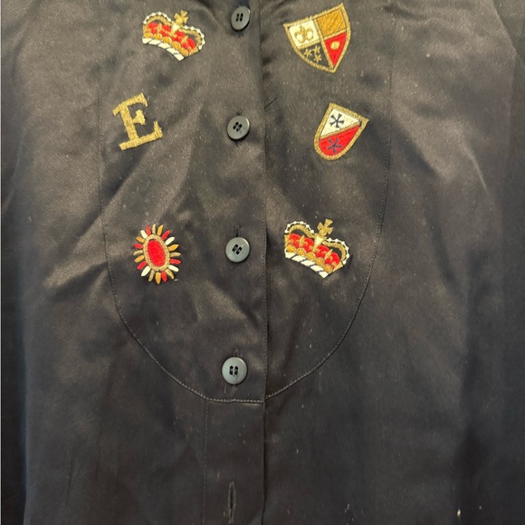 Escada Black Embellished Blouse - Picture 2 of 5